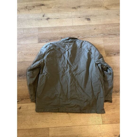 Carhartt Jacket Men XL Olive Chatfield Quilted Lining Chore Workwear 101466-316 - Picture 2 of 3